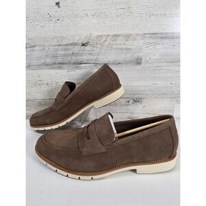 Cole Haan Penny Loafer Mens 12 Truffle Suede Flexgrand+ C41635 New